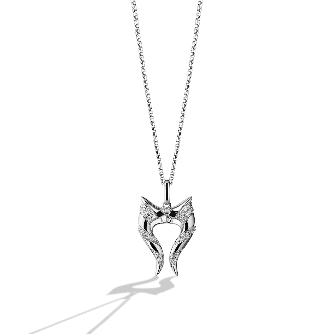 AHSOKA TANO™ WOMEN'S PENDANT 1/6 CT.TW. Diamonds, Sterling Silver