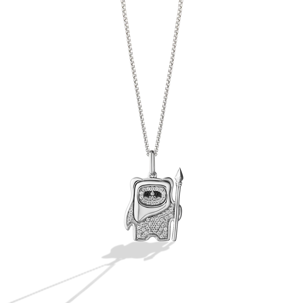 EWOK™ WOMEN'S PENDANT 1/5 CT.TW. White and Black Diamonds, Sterling Silver