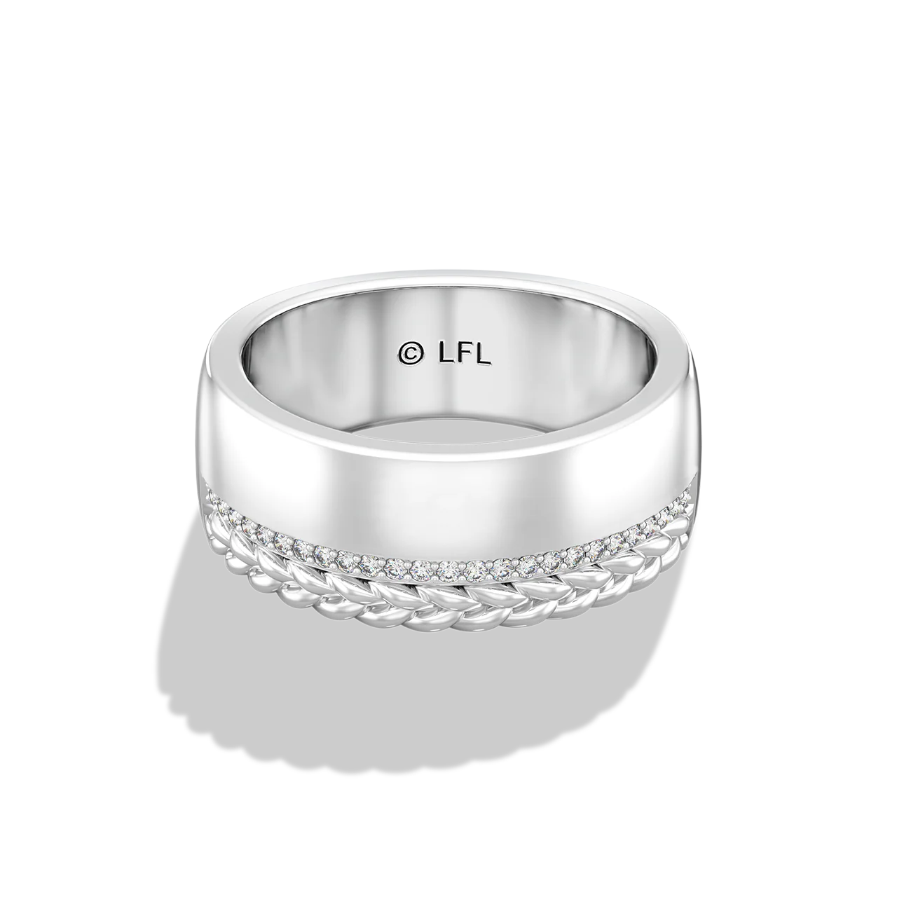 GALACTIC ROYALTY WOMEN'S RING 1/10 CT.TW. Diamonds, Sterling Silver