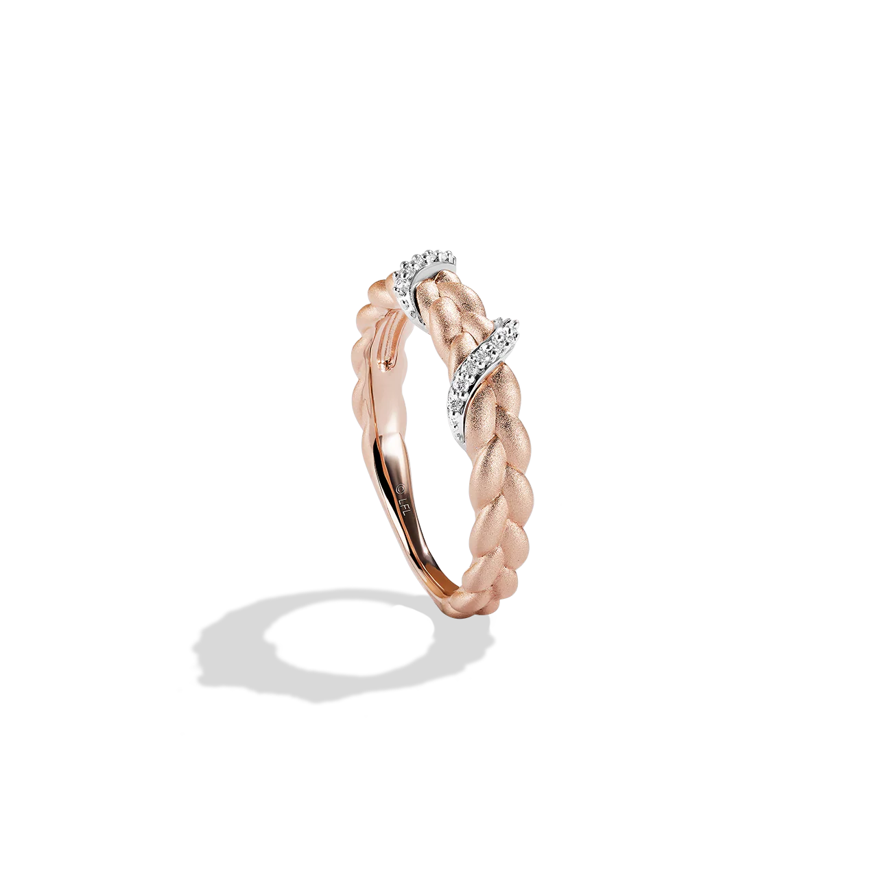 GALACTIC ROYALTY WOMEN'S RING Diamond Accent 10K Rose Gold - Image 3