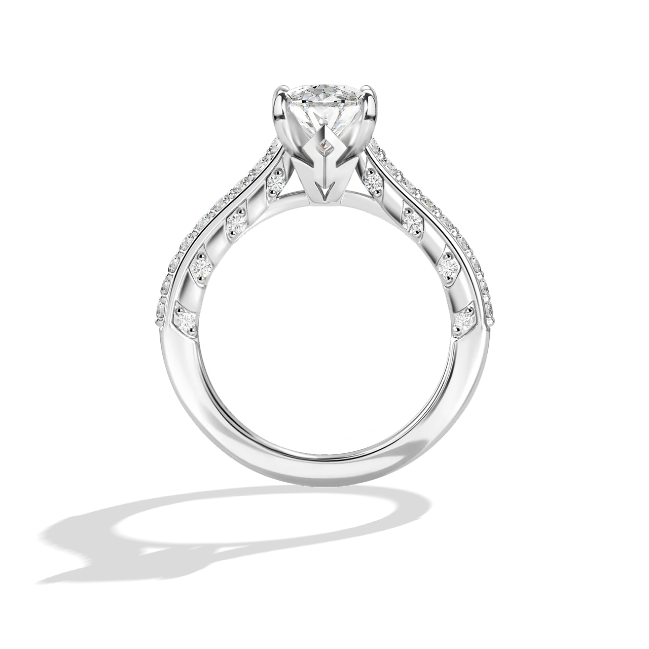 GALAXY STAR LAB GROWN DIAMONDS AHSOKA TANO 14K Gold Women's Engagement Ring - Image 10