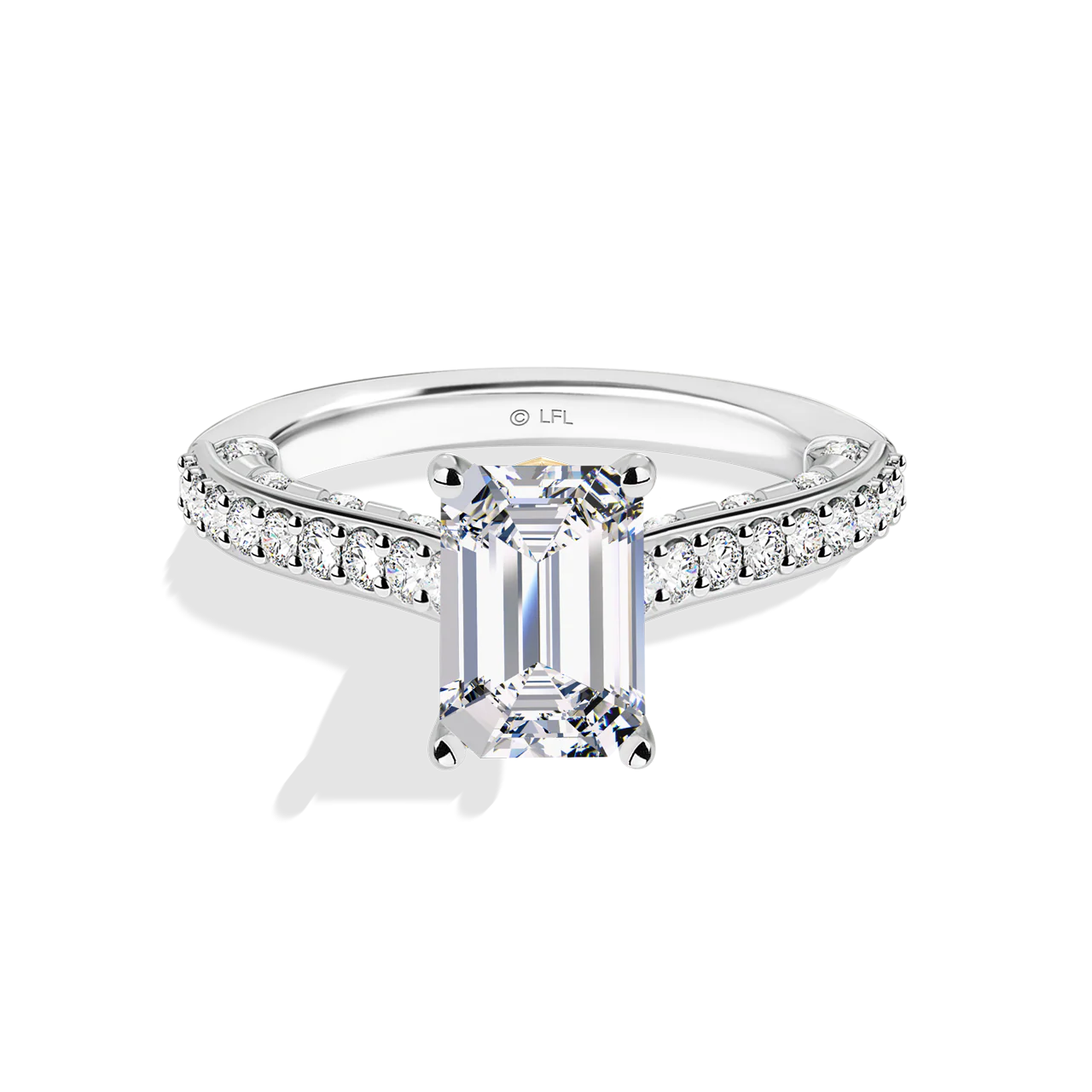 GALAXY STAR LAB GROWN DIAMONDS AHSOKA TANO 14K Gold Women's Engagement Ring - Image 15