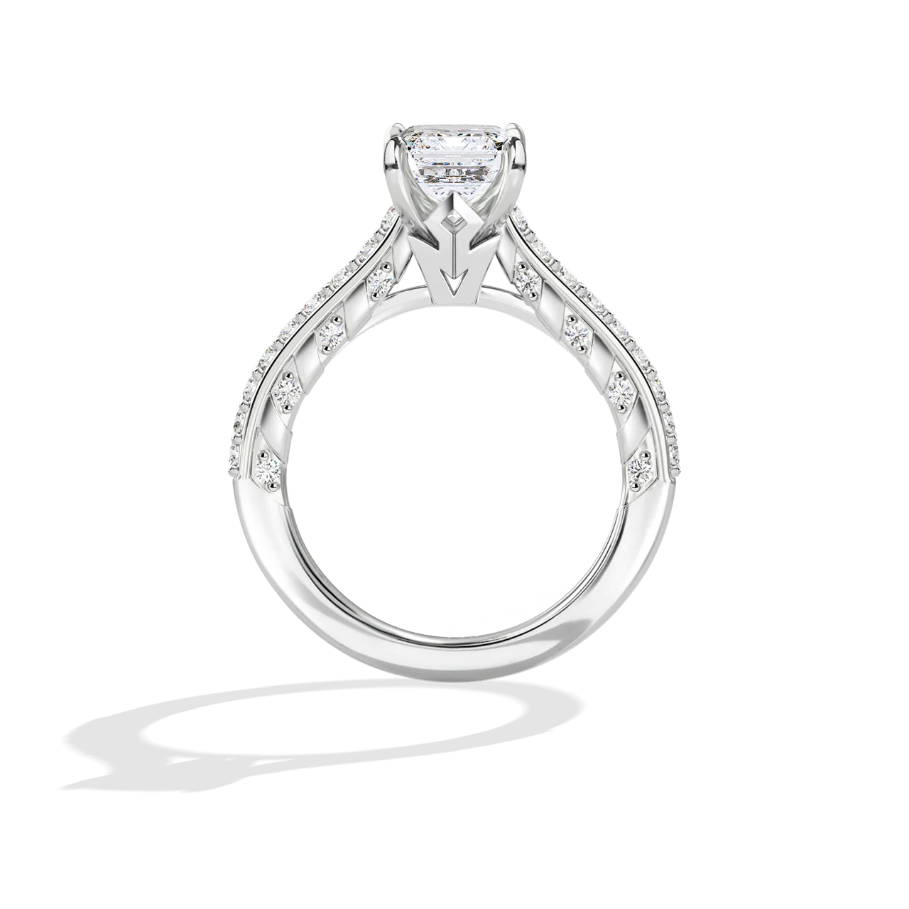 GALAXY STAR LAB GROWN DIAMONDS AHSOKA TANO 14K Gold Women's Engagement Ring - Image 20