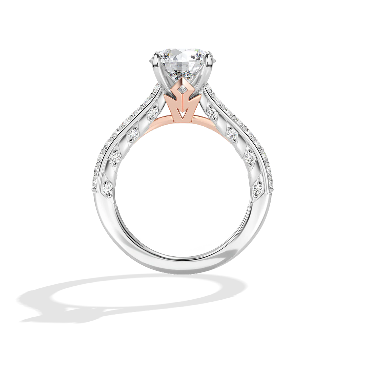 GALAXY STAR LAB GROWN DIAMONDS AHSOKA TANO 14K Gold Women's Engagement Ring - Image 22