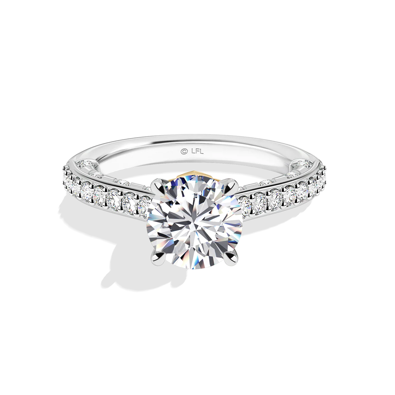 GALAXY STAR LAB GROWN DIAMONDS AHSOKA TANO 14K Gold Women's Engagement Ring - Image 23