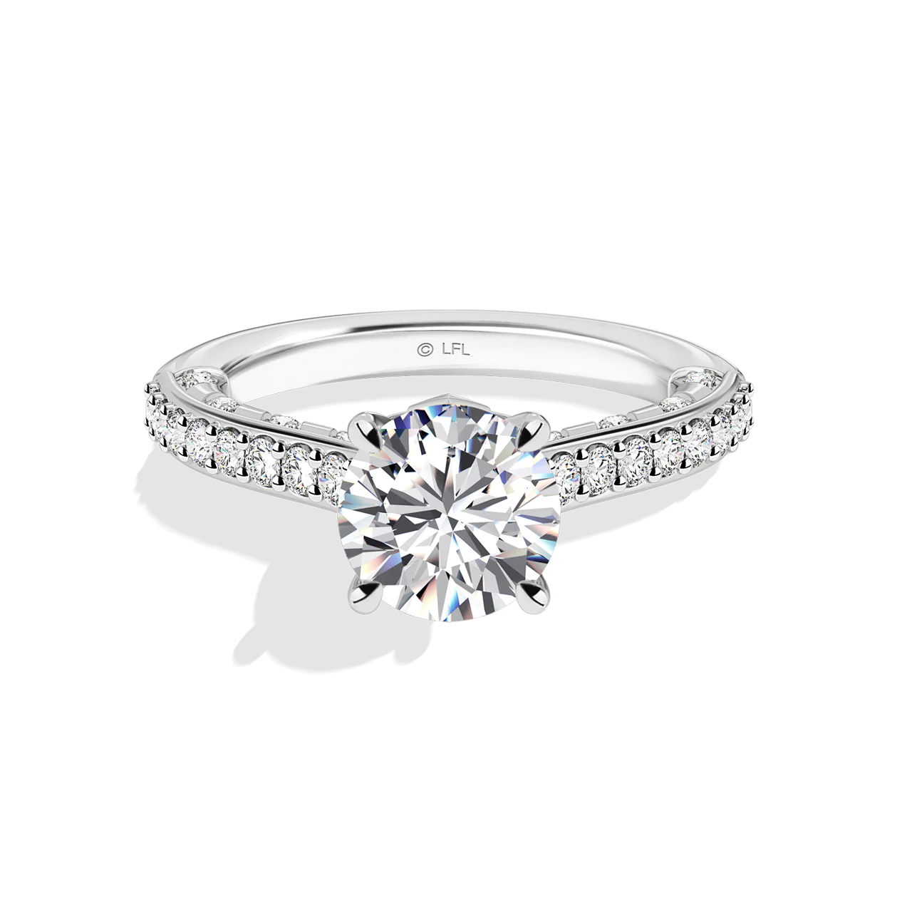 GALAXY STAR LAB GROWN DIAMONDS AHSOKA TANO 14K Gold Women's Engagement Ring - Image 26