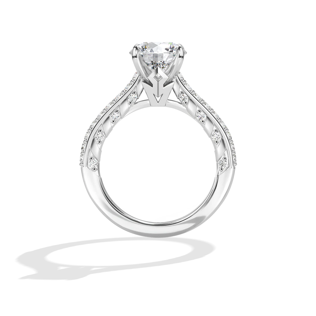 GALAXY STAR LAB GROWN DIAMONDS AHSOKA TANO 14K Gold Women's Engagement Ring - Image 28
