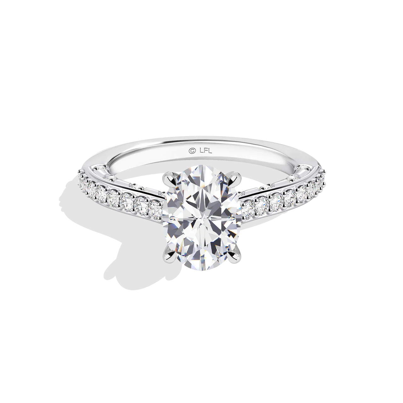 GALAXY STAR LAB GROWN DIAMONDS AHSOKA TANO 14K Gold Women's Engagement Ring - Image 8
