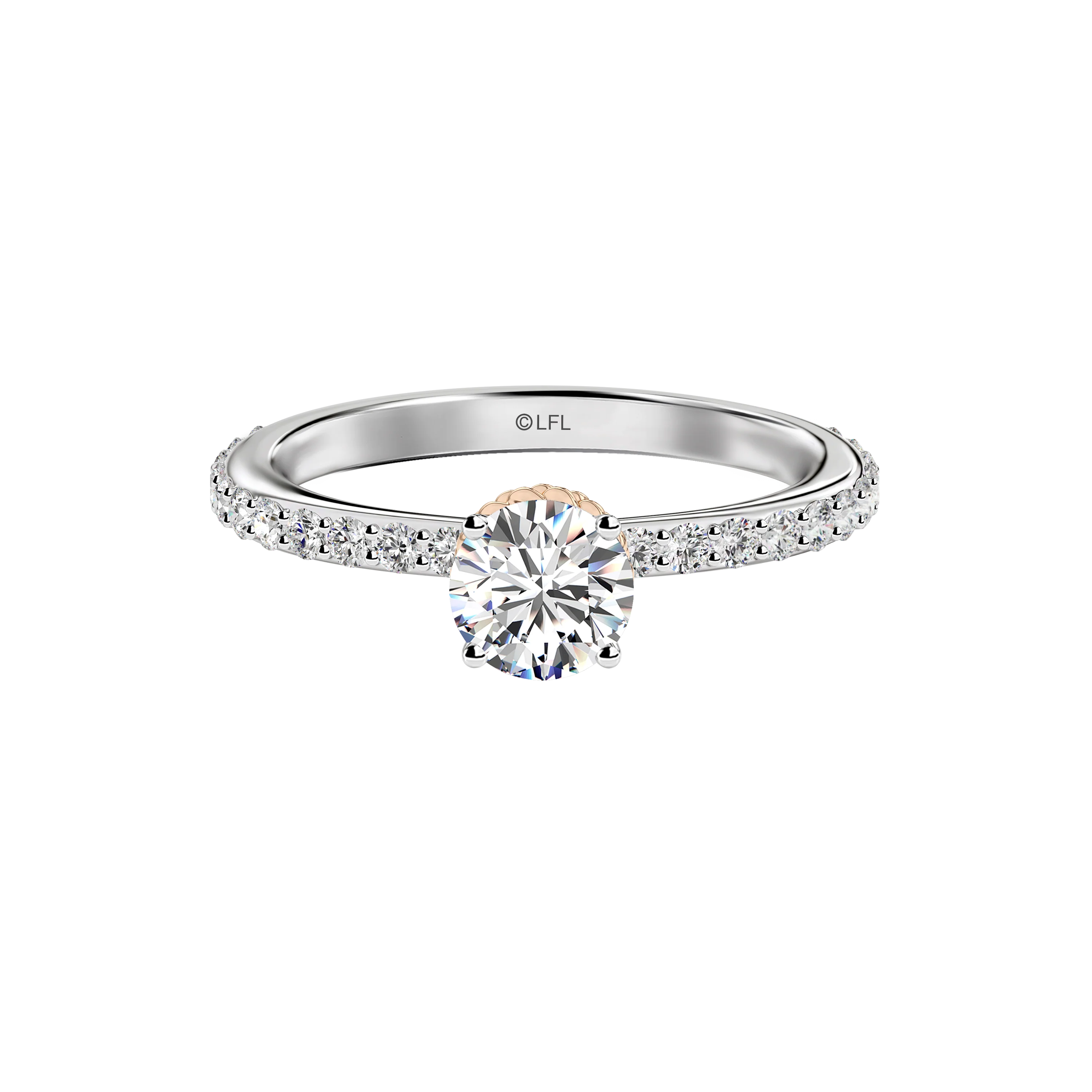 GALAXY STAR LAB GROWN DIAMONDS PRINCESS LEIA™ 14K Gold Solitaire Women's Engagement Ring