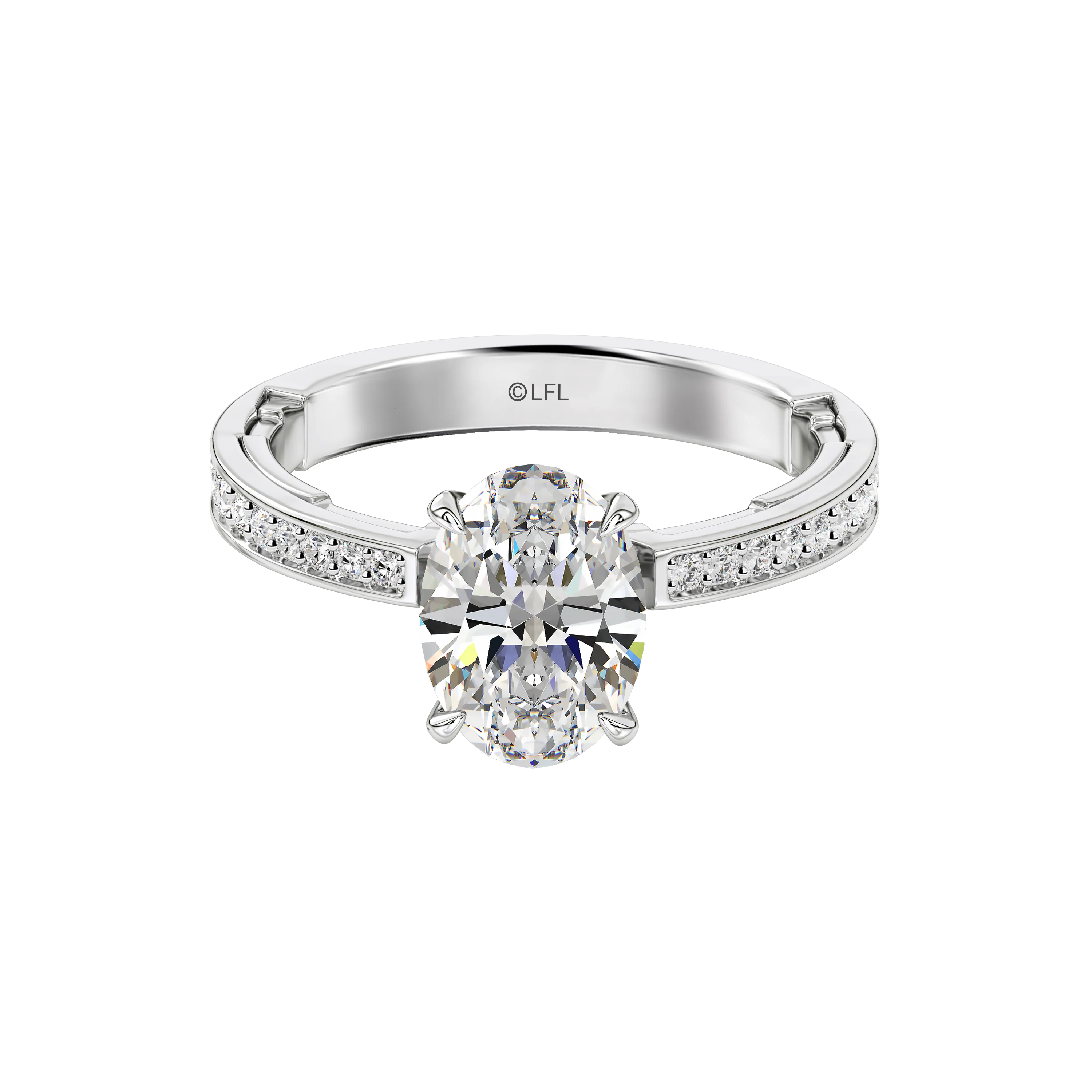 GALAXY STAR LAB GROWN DIAMONDS R2-D2™ 14K Gold with Garnet and Blue Sapphire Women's Engagement Ring