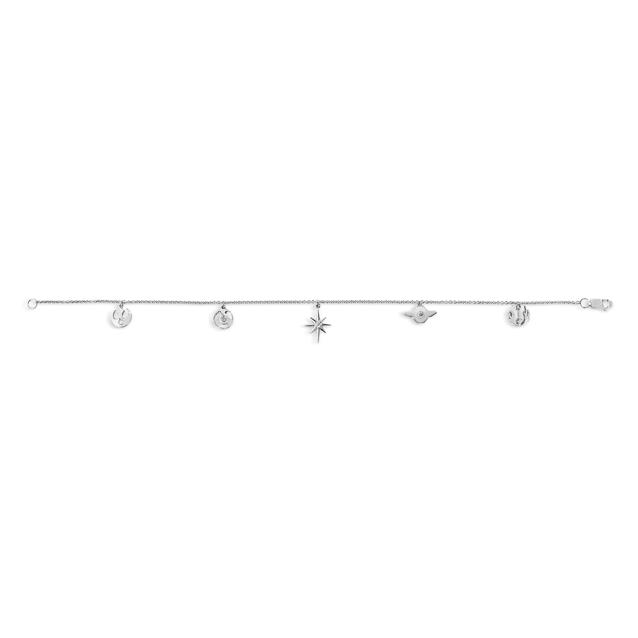 INTO THE GALAXY WOMEN'S BRACELET 1/10 CT.TW. Diamond, Sterling Silver - Image 2