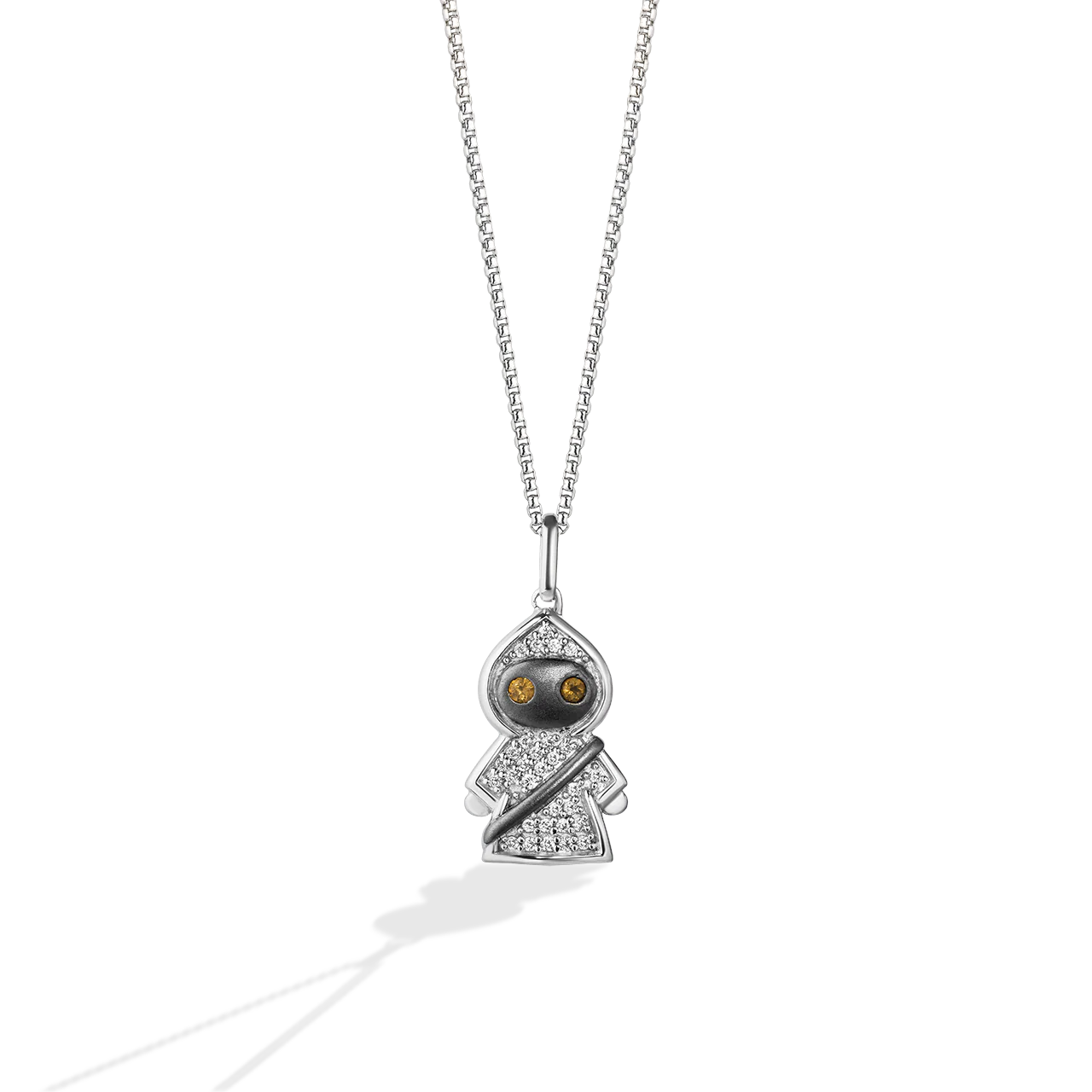 JAWA™ WOMEN'S PENDANT 1/10 CT.TW. Diamond and Citrine, Sterling Silver