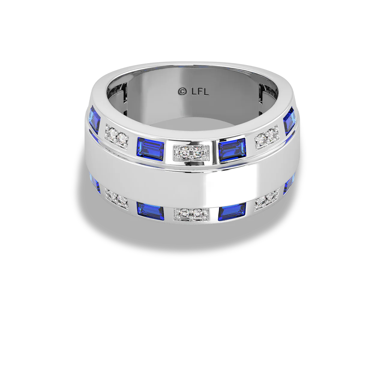 R2 SERIES WOMEN'S RING 1/10 CT.TW., Sapphire, 10K - Image 3